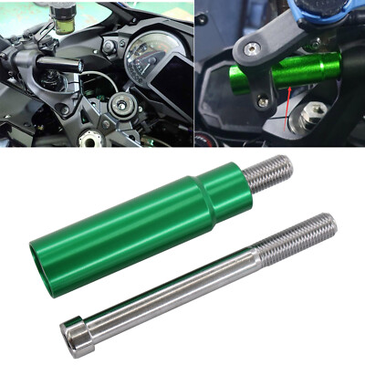 Green GPS Navigation Extension Bracket For Kawasaki Ninja 650 1000 H2SX GTR 1400