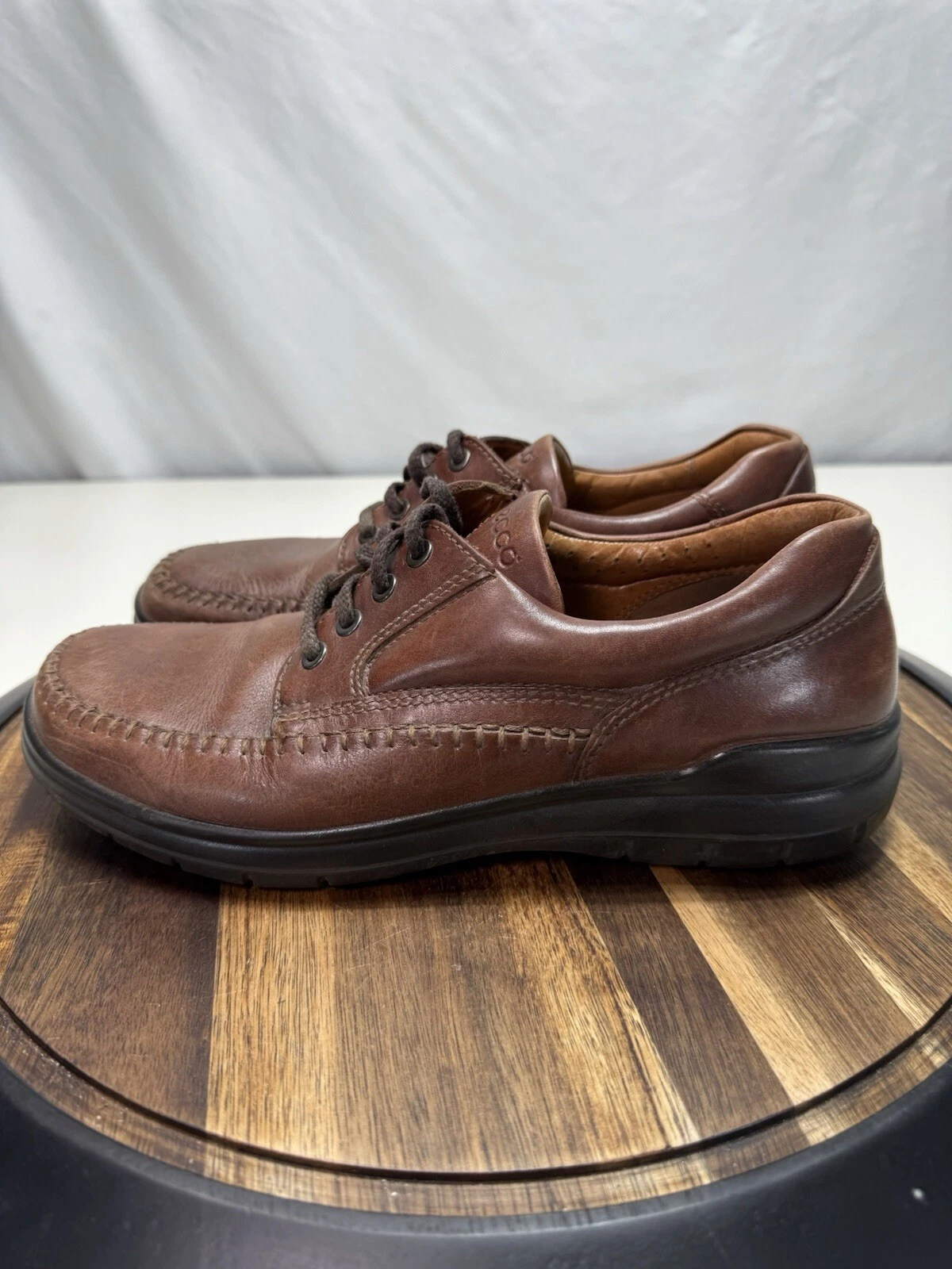 Scarpe stringate Ecco Seawalker da uomo taglia EU 43 US 9 9 5 Oxford marrone ruggine