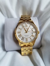 ANDRE BELFORT  Le Maitre gold-tone & white luxury watch