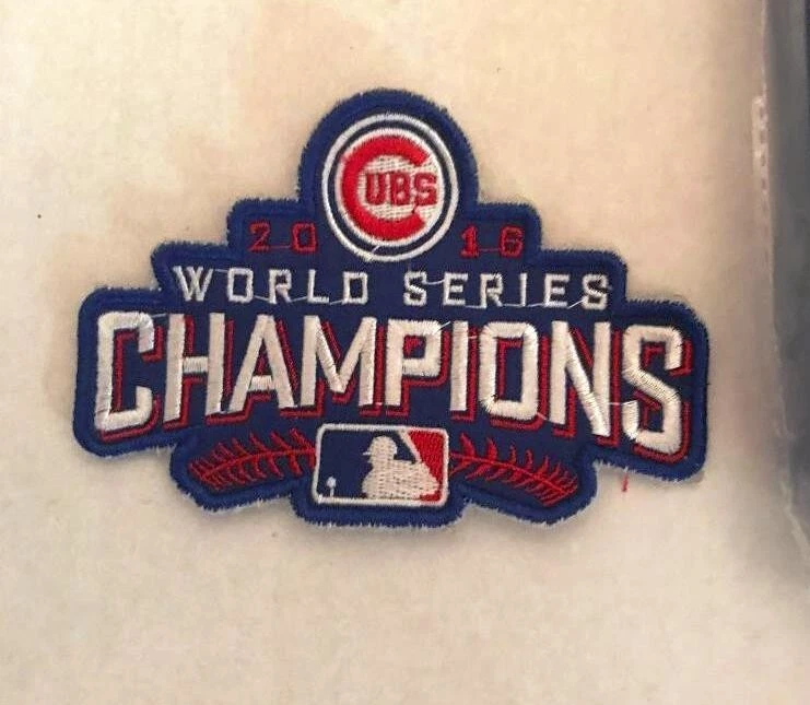 CHICAGO CUBS 3X5 FLAG, WORLD SERIES PATCH, AND CLARK MASCOT CARD - Image 3 of 4