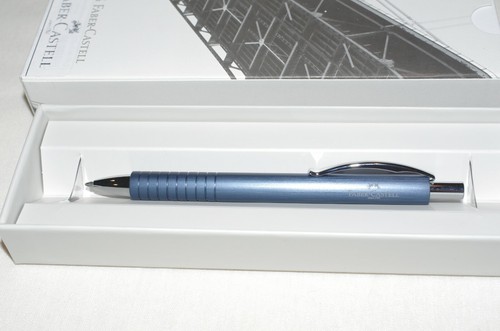 Faber Castell Essentio Blue Ballpoint Pen Aluminum