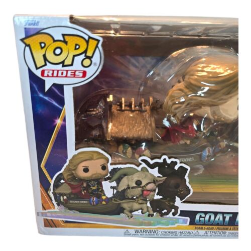 Funko Pop Rides! Barco de cabra con Thor, brocheador de dientes y molinillo de dientes #290 nuevo - Imagen 4 de 11