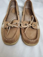 Sperry Top-Sider Women's Angelfish, Linen/Oat brown Size: 9.5