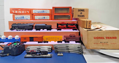 Lionel Postwar 12710 Five Car 736 Steam Locomotive Freight Set With ...