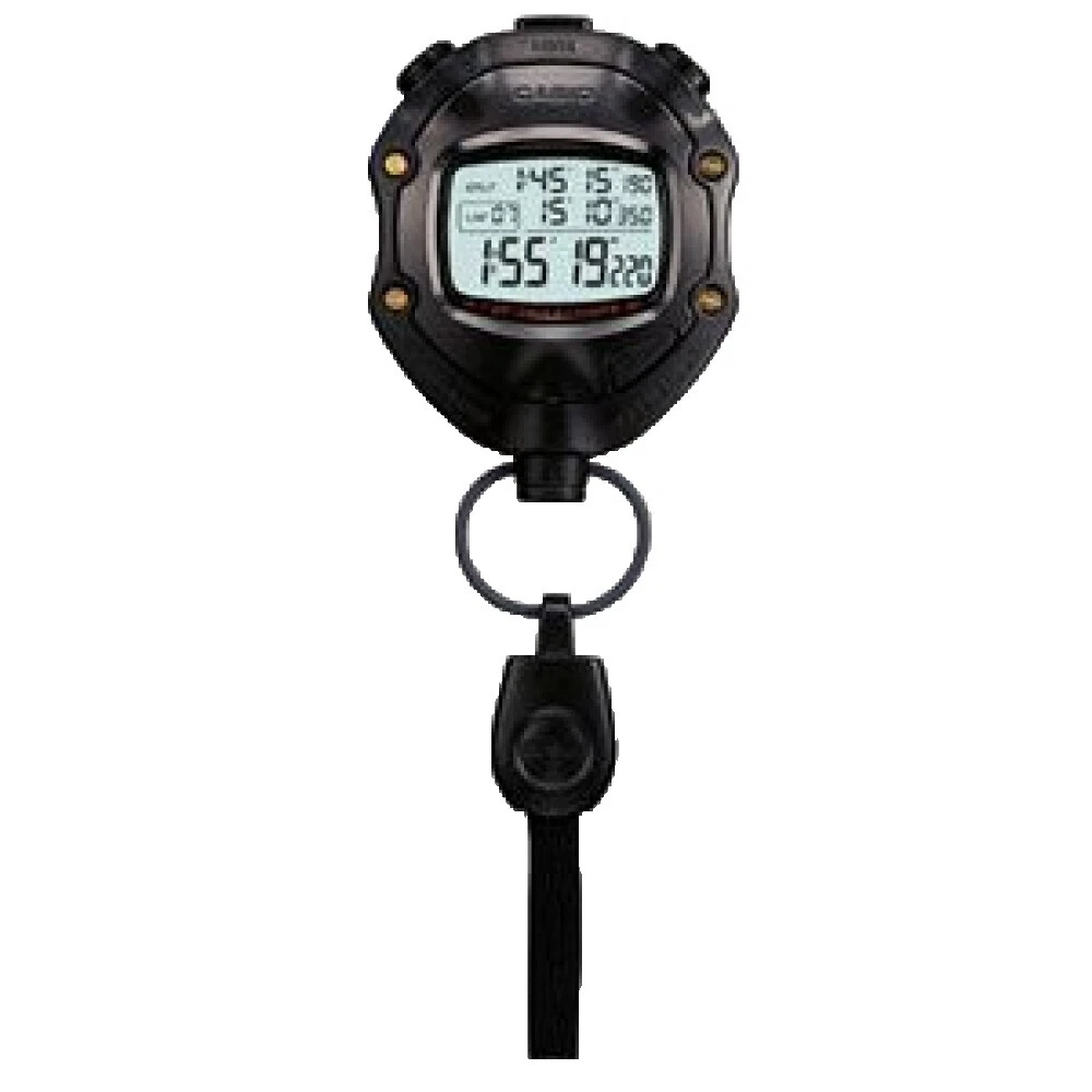 Casio Black Fitness Stopwatches