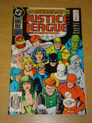 JUSTICE LEAGUE INTERNATIONAL #24 DC COMICS 1989 1ST APP JLE SCARCE X