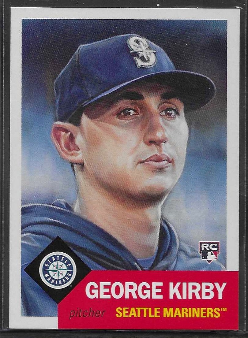 2022 TOPPS LIVING SET # 554 GEORGE KIRBY Rookie Seattle Mariners 2,024 Printed a