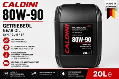 CALDINI Mehrzweck-Getriebeoel GL4 SAE 80W-90 20 Liter Kanister