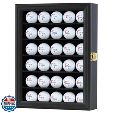 Golf Ball Display Case for 30 Golf Balls, Display Cabinet Great G