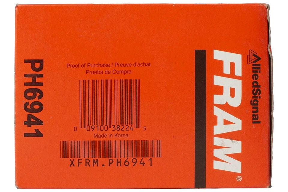 FRAM Replacement Oil Filter Fits 1993-1994 Porsche 911 H6 3.6 Part Number PH6941 - Image 4 of 4
