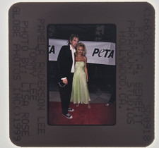 Pamela Anderson (Baywatch) & Tommy Lee 1999 35mm Slide Photo #3