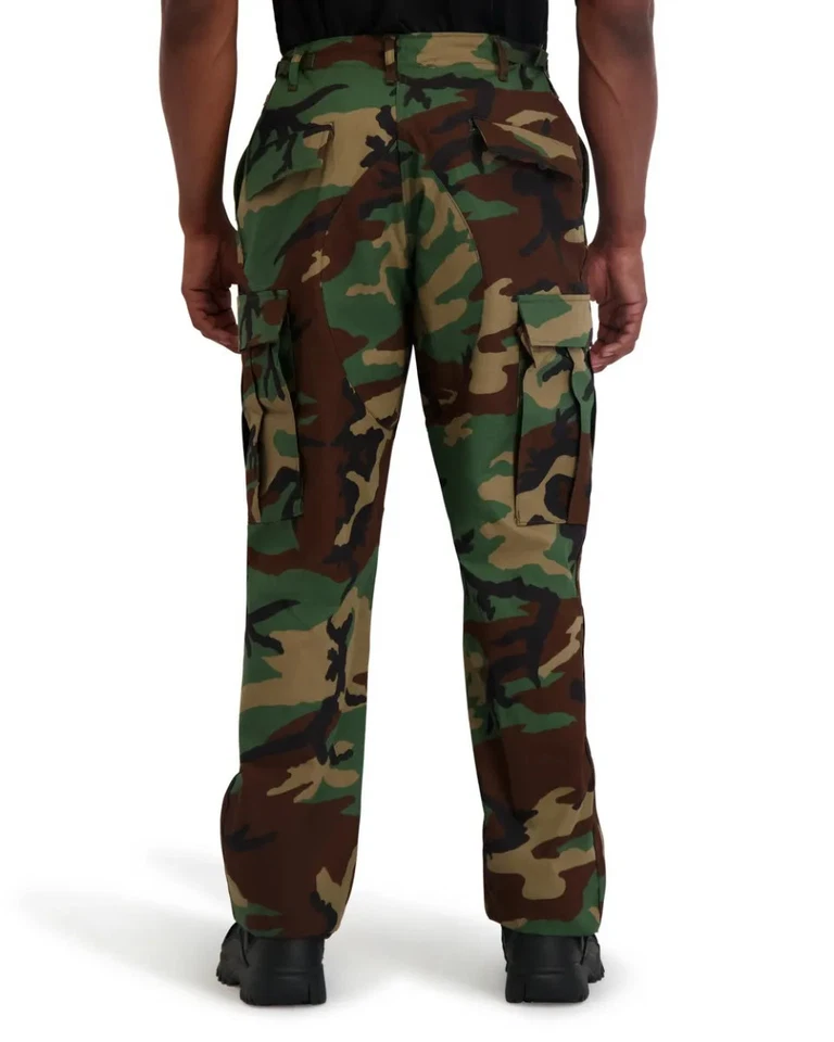 Propper® Uniform BDU Trouser- Button Fly, 100% Cotton Tactical Army Cargo Pants - Image 3 of 4