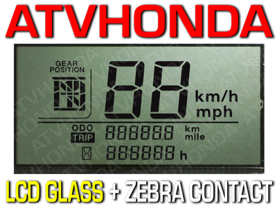 HONDA ZR-V 6AA-RZ4 モニター ディスプレイ DU-7HJ2V 2006 Honda Rancher TRX350TE 2X4 ES Speedometer Display LCD 37200