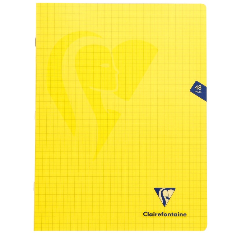 Cahier Clairefontaine Mimesys 24x32 cm grands carreaux Seyes pour la rentrée scolaire