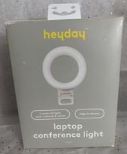 Clip-On Conference Ring Light - heyday Stone White