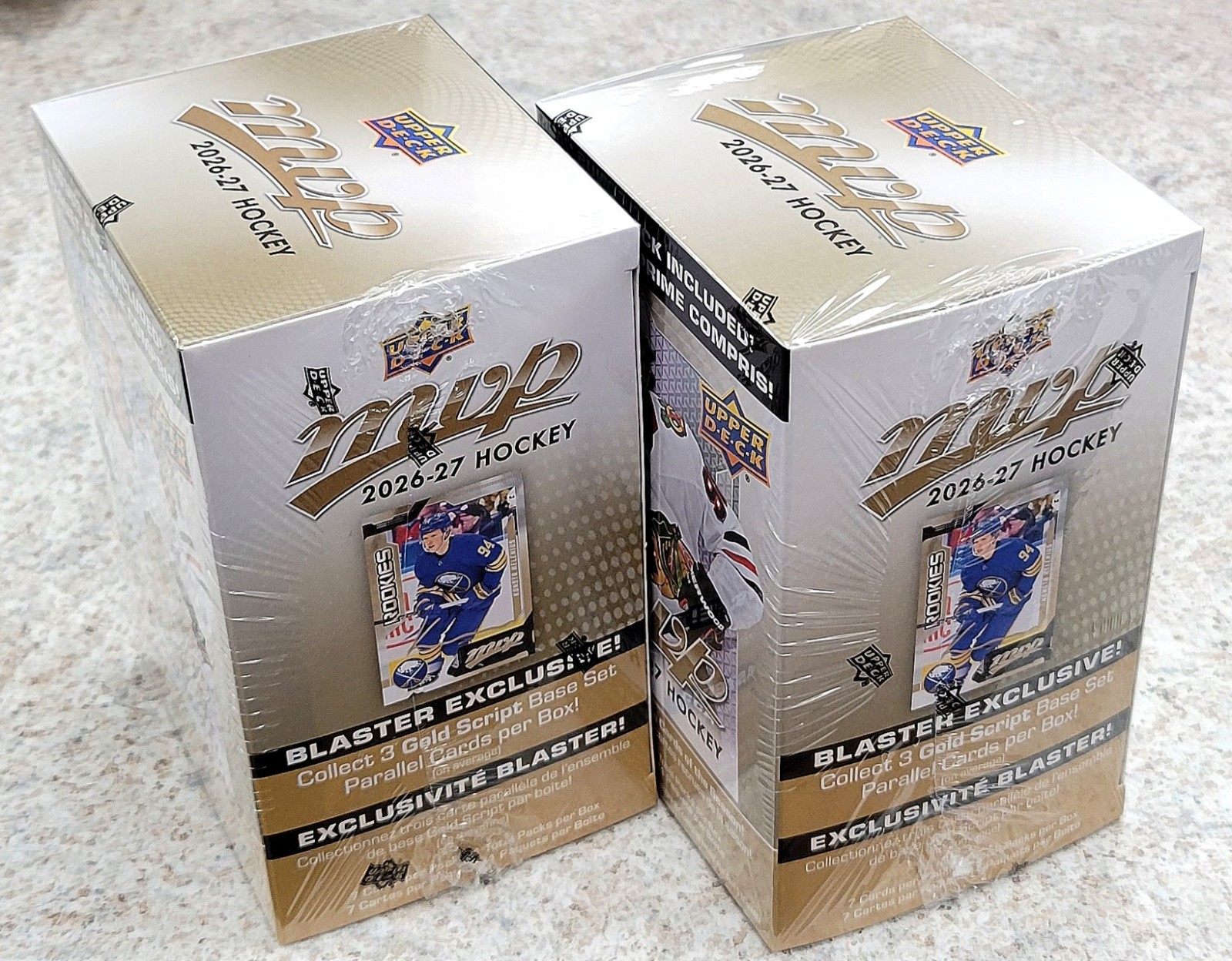 2 BOXES OF 2026-27 UPPER DECK MVP HOCKEY BLASTER BOX | eBay