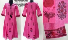Pink Chanderi Kurta