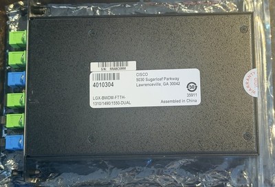 Cisco LGX 6-Port SC/APC Fiber Patch Panel 1U 19in Rackmount