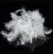 Bulk Goose Down Feather Stuffing  Fill   Hypoallergenic Pillow Filling, Repa...