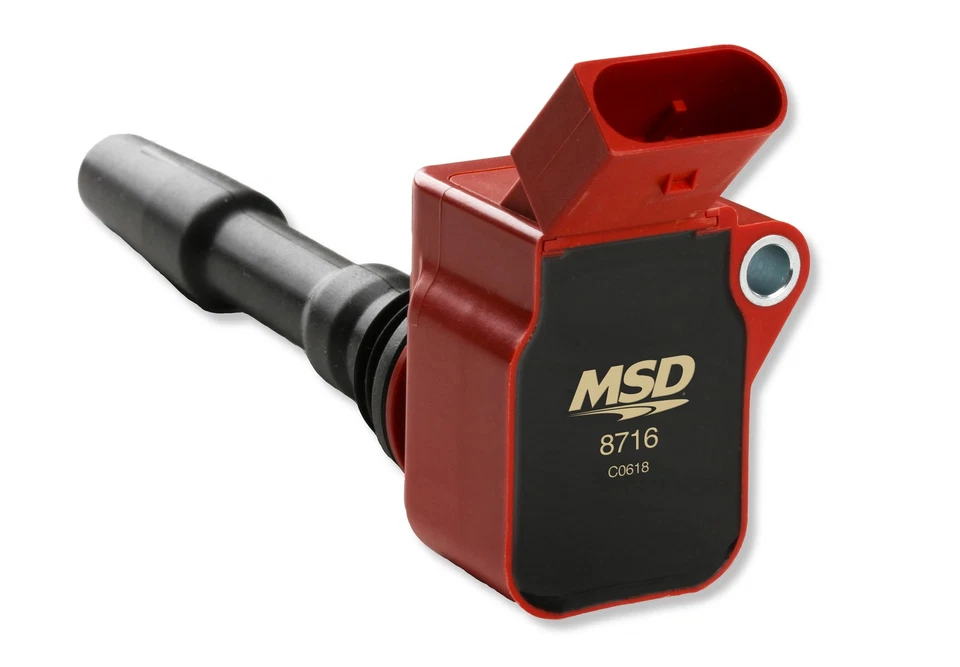 Bobina de encendido 87164 MSD - Serie Blaster - Motores VW / Audi 1,8 L/2,0 L - Rojo - Foto 2 de 4