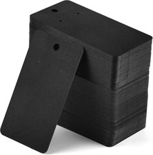 200 Pieces Earring Display Card Earring Card Holder Blank Kraft Paper Tags for D