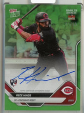 2025 Topps Now Rece Hinds Green Foil Autographs #ARH【71/99】