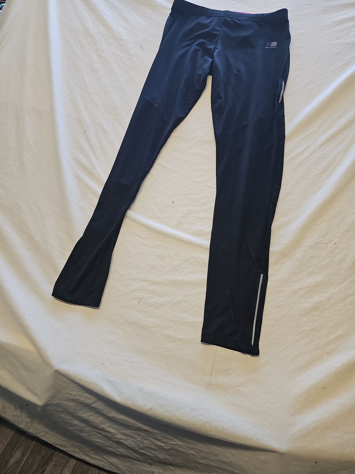 Karrimor Women's Black Running Leggings Reflective Details approx 12/14 X877 image 4