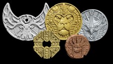 Mythic Legions RPG Coins of the Realm 85 Metal Coins Four Horsemen (Pre-Sale)