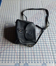 Vintage Dooney  Bourke All Weather Pebbled Black Leather Essex Bag Purse USA