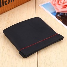Black PU Leather Replacement Carrying Pouch Case Bag For Earphone Headphone New