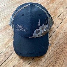 NWT Dekalb adjustable hat K-Product Buck black and camouflage camo