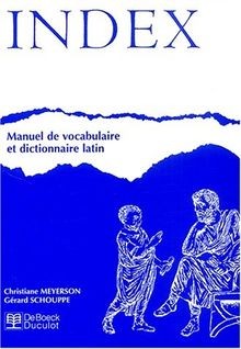 Index : Vocabulaire de base et dictionnaire latin von Me... | Buch | Zustand gut