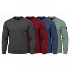 Jersey para hombre Bewley & Ritch cuello redondo diseño clásico cómodo inteligente informal