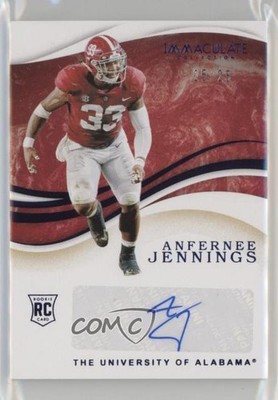 2020 Immaculate Collegiate Blue 25/25 Anfernee Jennings #48 Rookie Auto RC pm6