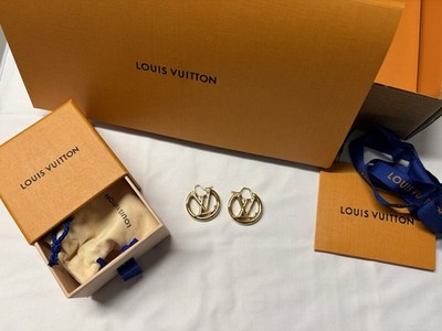 Louis Vuitton LV PM Ohrringe Gold, M00396, Fullset
