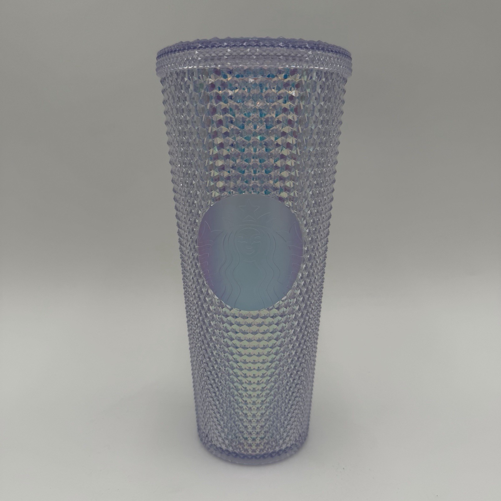Starbucks Iridescent Crystal Diamond Studded Tumbler 24 oz 2021 No Straw New