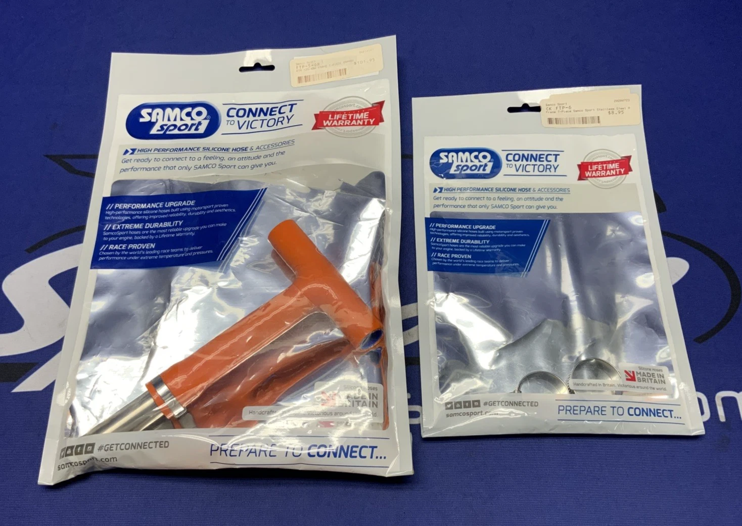 Samco Coolant Hose W/ Clamp (Orange) 150 SX 2016-2018 FTP-5