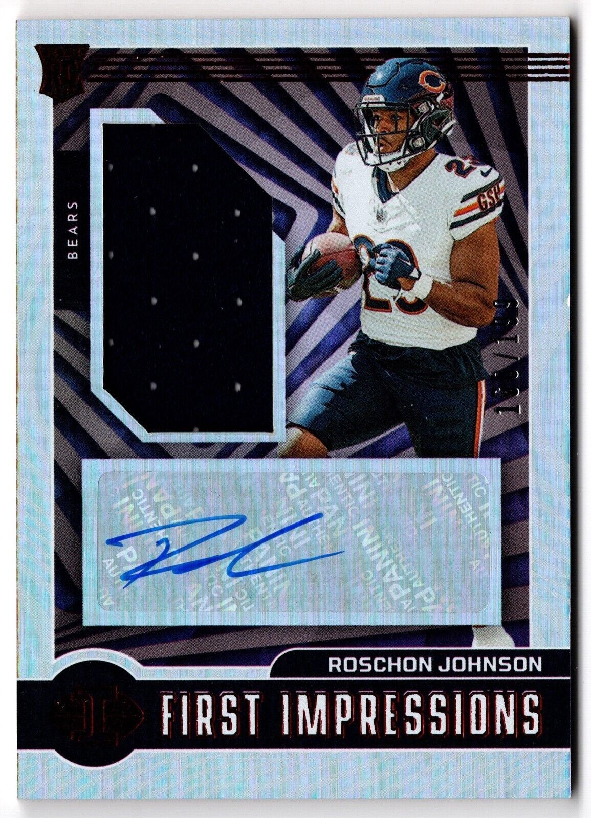 2023 Illusions First Impressions Auto Memorabilia Red ROSCHON JOHNSON 130 199 RC