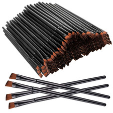 200 Disposable Angled Eyebrow Brushes for Makeup Artists and Salons