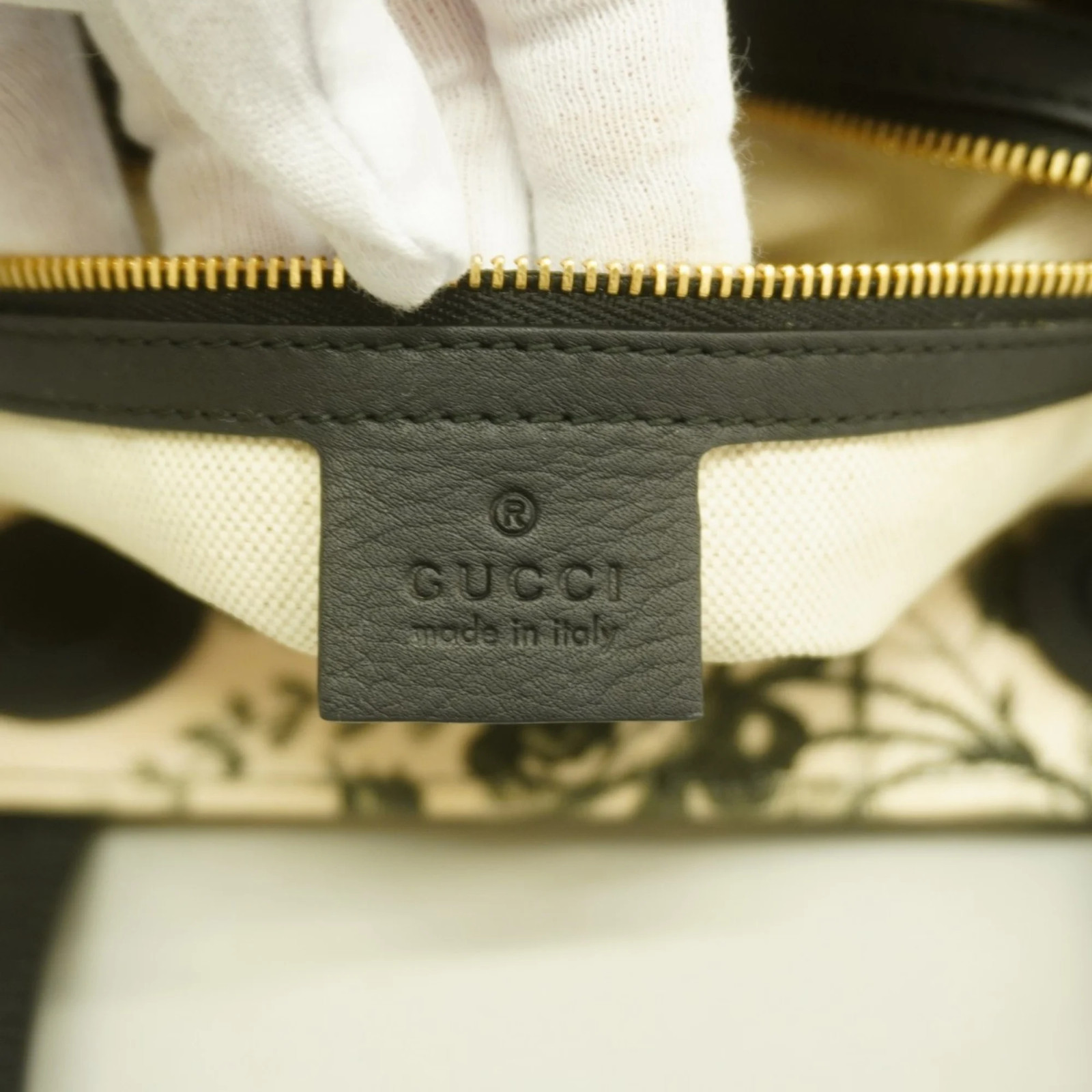 Gucci Tote Bag 432684 Canvas Beige Black Women's GZl1fcfb thumbnail 5