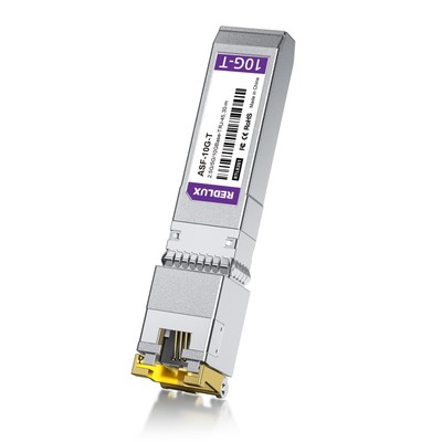 2.5/5/10G SFP+ to RJ45 Module, CAT.6a/CAT7 RJ45 Connector, up to 30m, 10GBase...