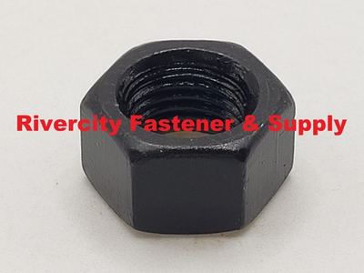 #ad 3 8 24 Black Steel Grade 8 Hardened Hex Nuts 3 8x24 Nut 3 8 x 24 Fine Thread $260.99