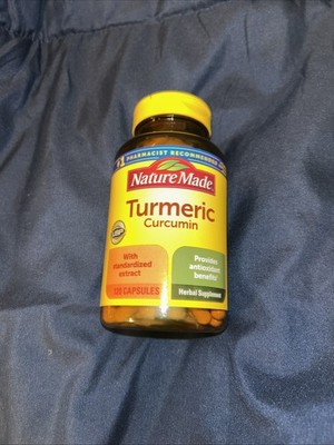 Nature Made Turmeric Curcumin 500mg, Antioxidant Support, 120 Capsules
