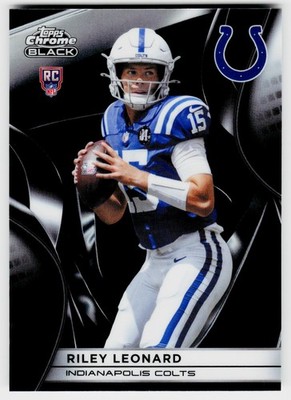 2025 Topps Chrome Black #121 Riley Leonard Rookie