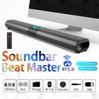 Bluetooth 5.0 Computer PC Soundbar HiFi RGB Speakers Wireless for Laptop Desktop