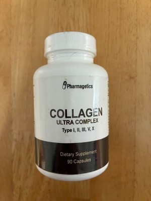 Pharmagetics Collagen Ultra Complex Types I, II, III, V & X - 90 Capsules