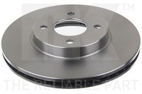 2X Bremsscheibe NK 202278 FüR E12 Nissan Micra Note 4 K13K K13KK DIG LPG Dci