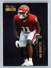 2022 Wild Card Matte #MB-91 Nik Bonitto Black