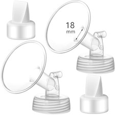 and Duckbill Valve Compatible with Spectra S1 S2 9 Plus Breastpump 18mm Flange
