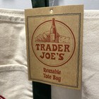 New GREEN  Trader Joe's Canvas Tote Bag (Large Regular Size) — photo 3